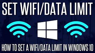 How to Set a Data/WiFi Limit on a Windows 10 PC