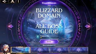 IMR Infinite Magicraid Demon Conquest All Blizzard Domain Bosses Guide