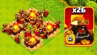 СУПЕР КАБАН УНИЧТОЖАЕТ ФУЛЛ ТХ15 ! ПЕРВЫЙ ТЕСТ ЮНИТА 12 ЛВЛ ! CLASH OF CLANS