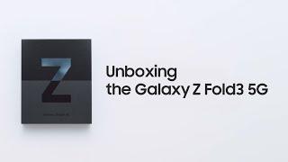 Official Unboxing | Galaxy Z Fold3 5G | Samsung