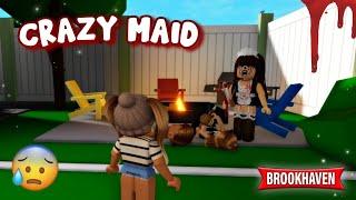 CRAZY MAID! - BROOKHAVEN MINI - MOVIE RP (Brookhaven Roblox)