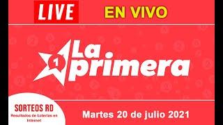 La Primera en VIVO │ Martes 20 de Julio 2021 - Sorteo en vivo de loterías