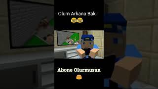 Kerem Komiser Arkana Bak   - Minecraft Parodileri #shorts