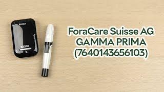 Розпаковка ForaCare Suisse AG GAMMA PRIMA (7640143656103)