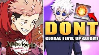 *BIGGEST* GLOBAL LAUNCH MISTAKE!!! WHO TO LEVEL UP FIRST & HOW!!! (Jujutsu Kiasen Phnatom Parade)