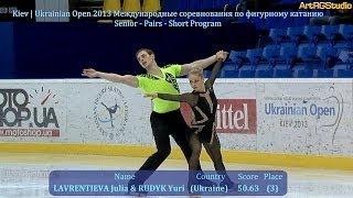 UO2013 LAVRENTIEVA Julia & RUDYK Yuri (UKR) SP Senior Pairs (ЛАВРЕНТЬЕВА Юлия, РУДЫК Юрий)