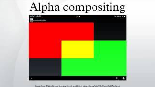 Alpha compositing