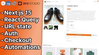 Build A Complete E-Commerce Website (Next.js 15, React Query, Tailwind CSS, TypeScript, Wix Studio)