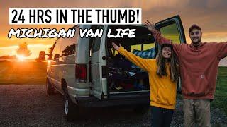 Van Camping & Exploring Michigan's Thumb and the Lake Huron Coast! | Summer Van Life