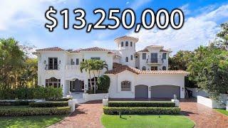 INSIDE a $13,250,000 3-STORY Waterfront Mansion in South Florida