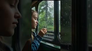Monsoon train journey | Calm travel visuals #ainature #mountains #trainjourney #rain #travel #shorts