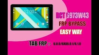 Tab RCT 6973w43  frp bypass #malekkhanak#frp