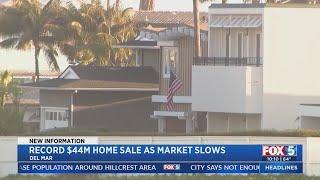 Record $44M Home Sale As Market Slows