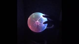 Plasma Ball Light, 6'Magic Spherical Light Ball 3 Color Touch Sensitive & Color Ionic Ray Lamp Revie