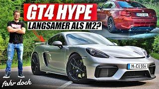 Porsche Cayman 718 GT4 REVIEW + DUELL gegen BMW M2 Comp. | Fahr doch