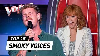 Unbelievable DEEP and RASPY Voices on The Voice