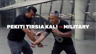 Pekiti Tirsia Kali For Military With Roberto Pagan