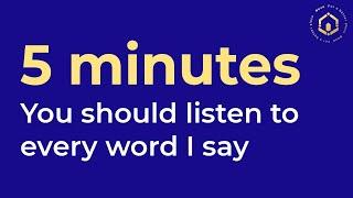 Why should you listen to even a single word I have to say about Dubai Real Estate?