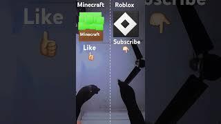 Roblox vs Minecraft #funny #animation #cneᴅɪᴛᴢ #emoji #roblox #minecraft #fight