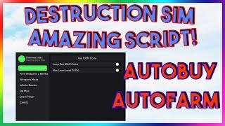 Destruction Simulator script roblox pastebin hack