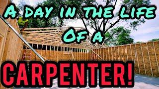 Day in the life! Building a 30 x 40 x 10 garage!