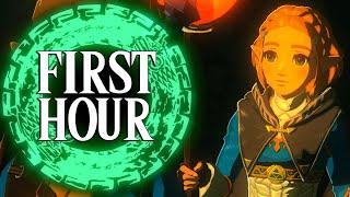 FIRST HOUR of Tears of the Kingdom  -- Legend of Zelda