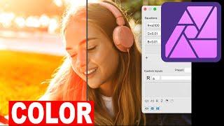 AFFINITY PHOTO | How To Modify The Color Using Procedural Texture Filter Effects