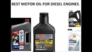 Best Motor Oil for Diesel Engines, cummins motor oil, duramax motor oil, powerstroke motor oil, hino