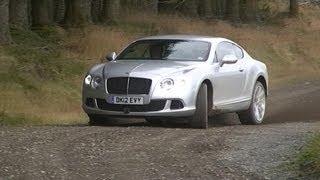 New Top Gear Challenge, James May rally co-driver...in a Bentley Rally Car