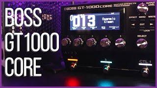 Boss GT1000 CORE - First Tones & Impressions