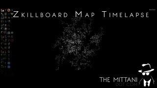 zKillboard Map - Two Hour Timelapse