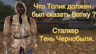 Что Толик должен был сказать Волку.