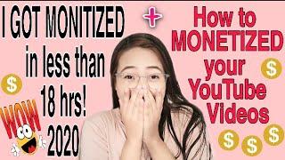 I GOT MONETIZED in less than 18 hours + How to monetize your YouTube videos  | NALYN's VLOG