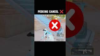 Peeking cancel While Moving  FIXED  #pubgmobile #bgmi #view #bgmishorts #pubgmobile #jdrxsarvesh