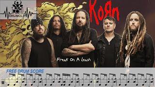 Korn - Freak On A Leash (Drum Score)