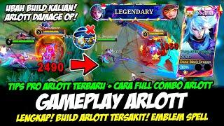 TIPS PRO ARLOTT TERBARU + CARA MAIN ARLOTT EXP LANEBUILD ARLOTT TERSAKITGAMEPLAY ARLOTT TOP GLOBAL