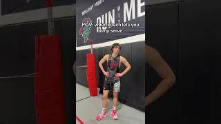 Jump Serve is OP!!! #volleyball #athlete #funny