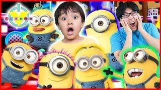 MINION TAKEOVER! Roblox Escape from Minion Obby 2 ! Let's Play with Ryan & Daddy