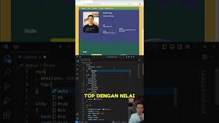 Position Sticky #skysen #coding #css #navigasi #position #sticky #selaludiatas