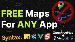 FREE maps for any app - replace Google maps TODAY