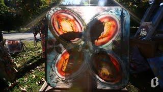 Unofficial artist-in-residence at Druid Hill Park has found a simple life and freedom