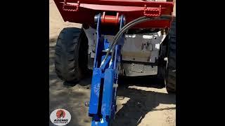 Felix Hydraulic Breakers FX-68 with Bobcat S740 Skid Steer Demolishing Solid Rock Surface at LA