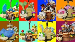 We made LEGO Koopaling Airships and Castles in New Super Mario Bros U Deluxe With LEGO