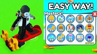 How To UNLOCK ALL MASTERY LEVELS *EASY WAY* Pet Simulator X