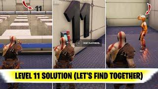 Fortnite Duo Escape Run Boss Fight LEVEL 11 Solution (Let's Find Together) | Duo Escape Run Boss