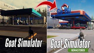 Goat Simulator: Remastered vs Original | Graphics & Details Comparison