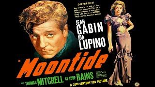 Jean Gabin, Ida Lupino & Claude Rains in "Moontide" (1942)