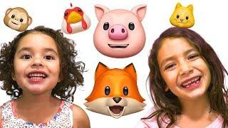 Old MacDonald Had a Farm with Animojis with Animal Sounds | FAM JAM