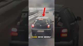 Reckless Driver Tries Blocking the Trucker #dashcam #truck #karma