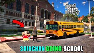 SHINCHAN GOING TO SCHOOL || GTA5  || Varun the gamer 2.0